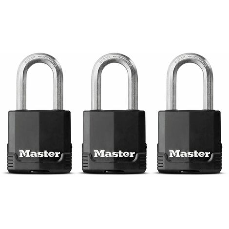 Keyed alike padlocks 4 pack