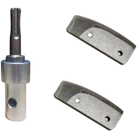 Excellent adaptateur de tarière de terre, tarière et perceuse à glace professionnelle, adaptateur de maçonnerie en métal avec lame de forage à glace