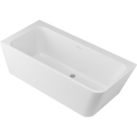 Excellent  Baignoire d'angle Lila 2.0 - 160x73 cm - Blanc brillant - Confort et élégance