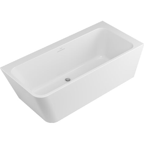 Excellent  Baignoire d'angle Lila 2.0 - 160x73 cm - Blanc brillant - Élégante et spacieuse