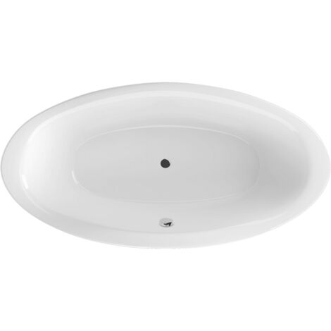 Excellent  Baignoire Ovale - 190x95 cm - Blanc Brillant - Design Élégant et Confort Optimal