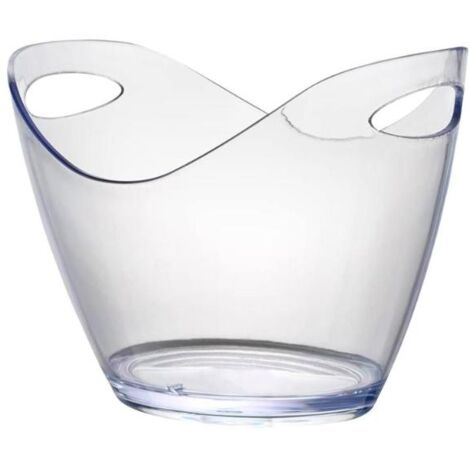 EXCELLENT cubo champan enfriador transparente oval asas , Cubo enfriador oval asas. -Material: Excellent. -Hecho de plástico transparente. -Ideal para bares, restaurantes, pubs y u