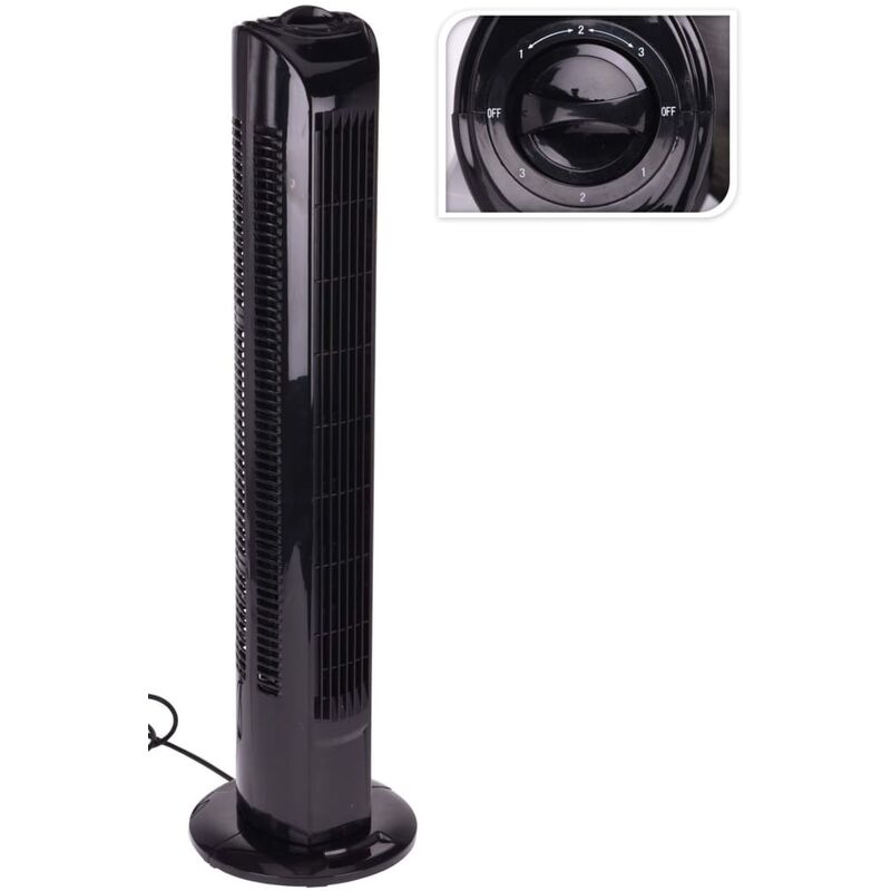 

Ventilador de torre negro 45 W - Negro - Excellent Electrics