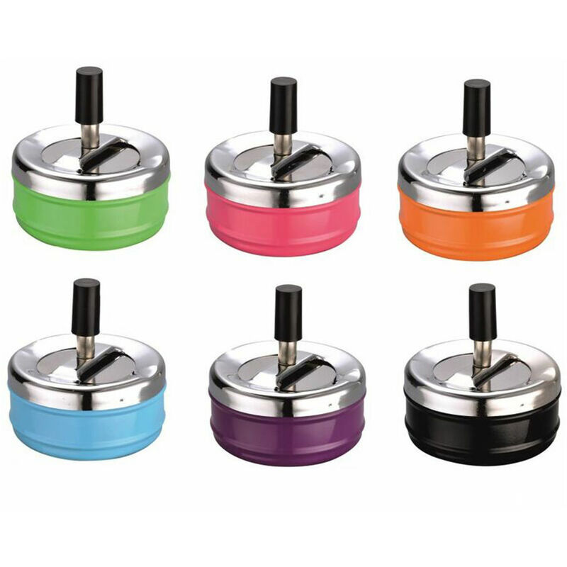 

Cenicero con tapa giratoria 9,5x9,5cm - Excellent Houseware