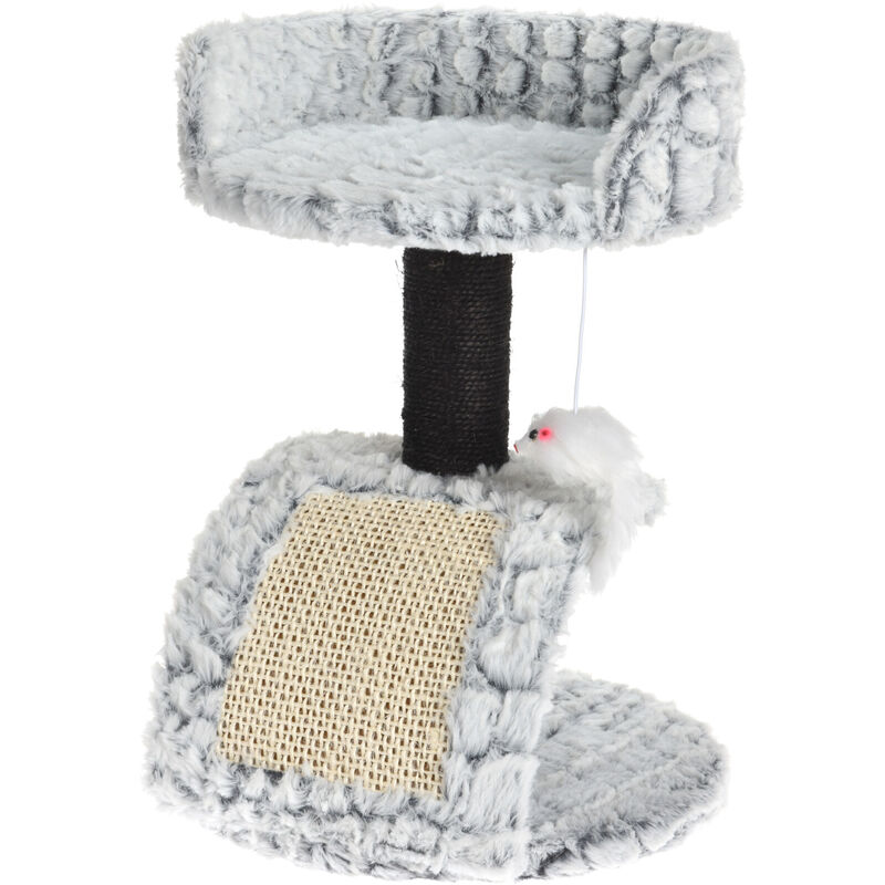 Griffoir - Arbre à chat - Lit pour chat - 30x30x40 cm - Excellent Houseware