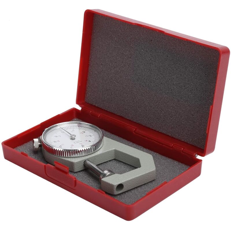 Excellent mètre portable de mesure d'épaisseur de métal Jauge d'épaisseur précise pour mesurer les montres, les bijoux, le cuir, la tôle, le papier,