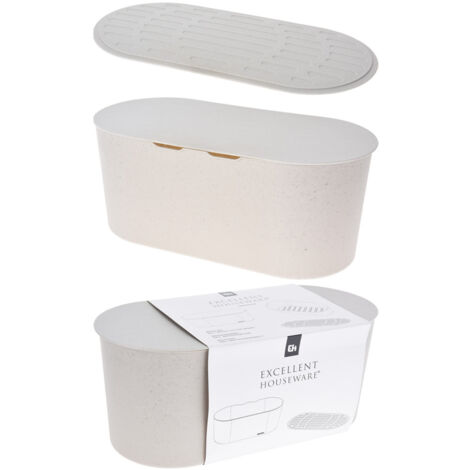 EXCELLENT panera fibra 39x16x12 cm , Panera fibra 39x16x12 cmFabricada en fibra de alta calidadApta para lavavajillasIdeal para conservar su panFácil limpiezaMe