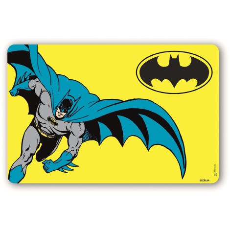 Excelsa Batman Tovaglietta, Giallo, Spessore: mm. 0,5, 44 x 29 cm