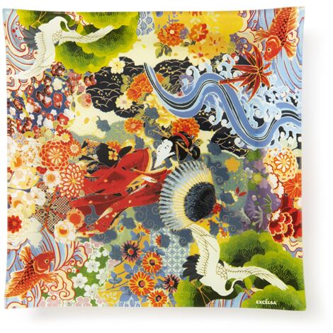 Excelsa Kimono Piatto Vassoio Decorato