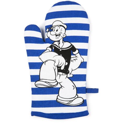 Excelsa Popeye Guanto da Forno, Taglia Unica, Fodera 100% Cotone, Imbottitura in Poliestere