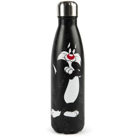 Excelsa Sylvester Bottiglia Termica, 50 Cl., Nera, Acciao INOX