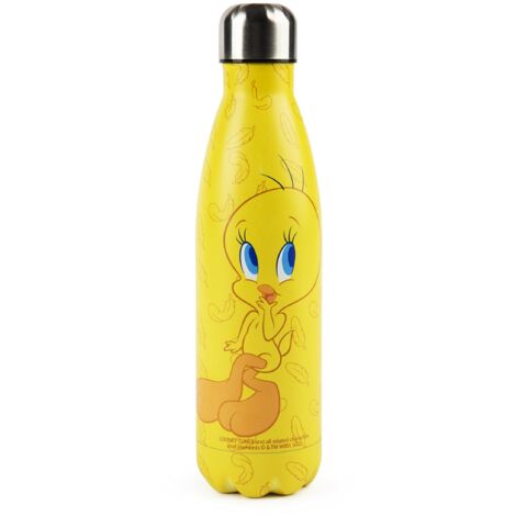 Excelsa Tweety Bottiglia Termica, 50 Cl., Gialla, Acciao INOX