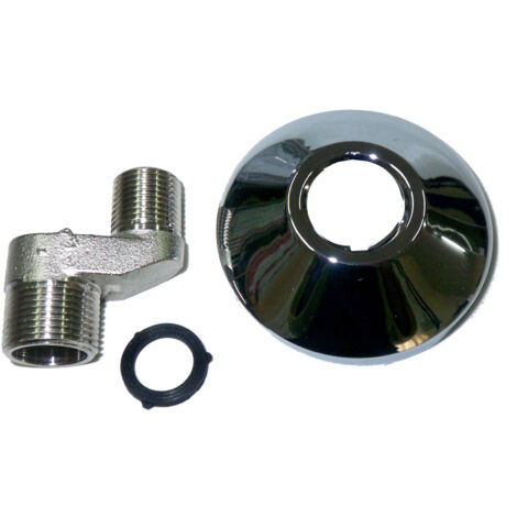 excentrica pequeña 3-4 x 1-2 x 10 cromo + embelleced juego de 2