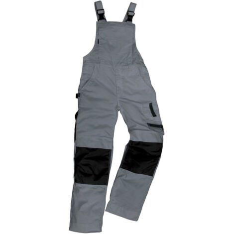 Excess Arbeitslatzhose Champ, Gr. 54 grau/schwarz