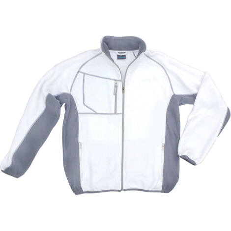 Excess Fleecejacke Champ Gr. XL weiß/grau