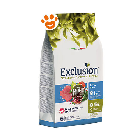 Exclusion Mediterraneo Noble Grain Cane Adulto LargeTonno 12kg
