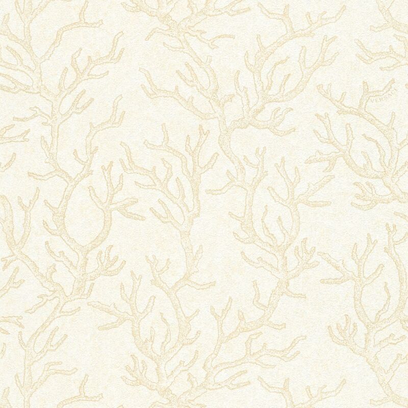 Exclusive luxury wallpaper wall Profhome 344971 non-woven wallpaper slightly textured with graphical pattern shiny beige gold cream 7.035 m2 (75 ft2)