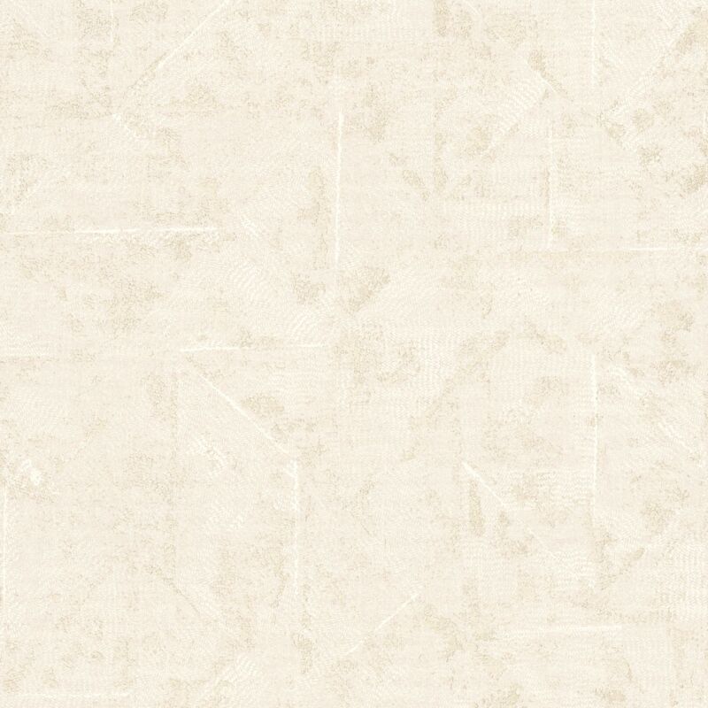 Profhome - Exclusive luxury wallpaper wall 369743 non-woven wallpaper slightly textured design matt cream white gold 5.33 m2 (57 ft2)