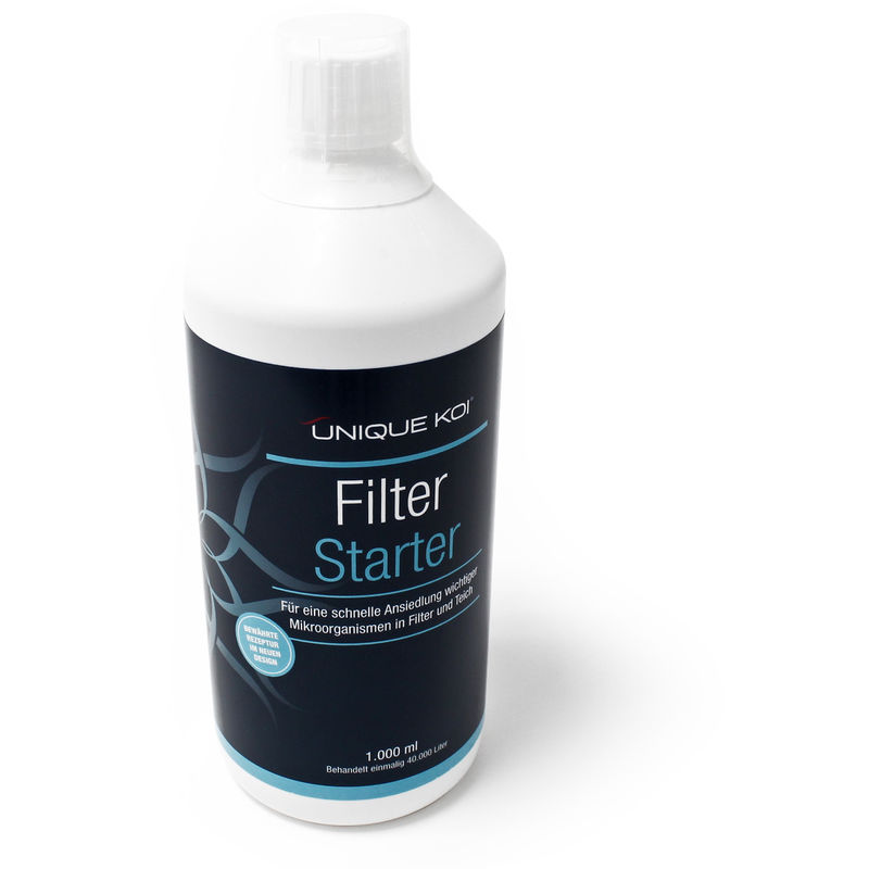

Unique Koi Iniciador de filtro 1000 ml bacterias filtrantes 40000L tratamiento estanque biostarter