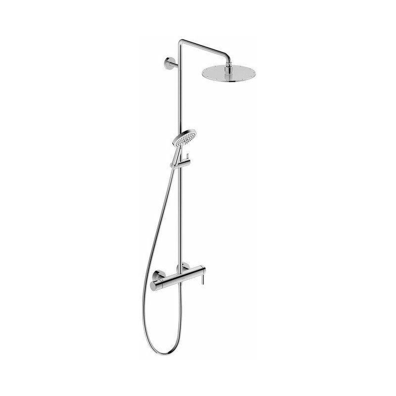 

Exclusivo sistema de ducha efervescente Altura 1200 Salida 340 mm Negro M