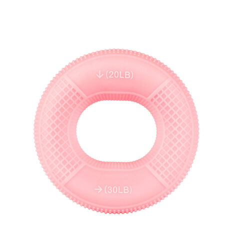 Exerciceur de Doigts en Silicone Double Résistance - Rose - Améliore la Circulation Sanguine Portable