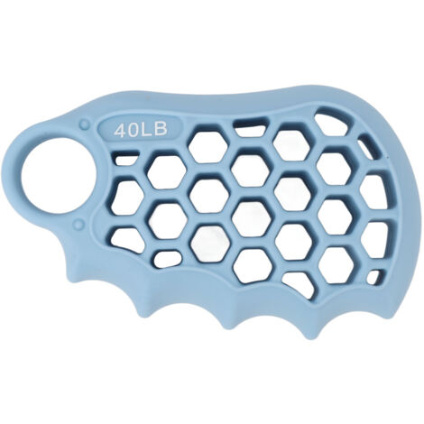 Exerciceur de Force de Prise en Silicone Souple, 40LB Bleu pour Renforcement Mains et Doigts