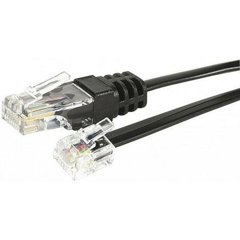 exertis Connect Cordon de raccordement téléphonique RJ11/ RJ45 - 1 m (284998)