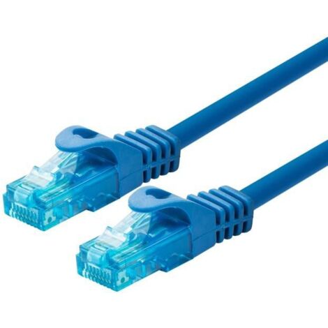 exertis Connect CORDON PATCH RJ45 U/UTP CAT5e Bleu - 0.15 M (853930)