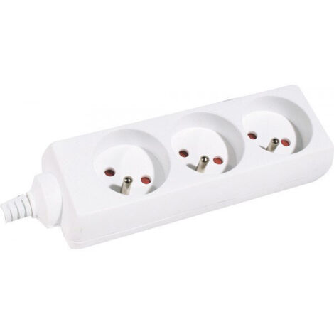 exertis Connect Dexlan Multi-prises électrique -3 prises 0.80m (DEX-808562)