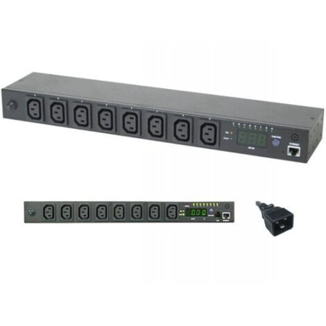 exertis Connect MULTIPRISE 19 IP PDU MESURE & CONTROLE - 8 PRISES C13 (068413)