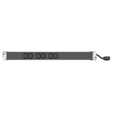 exertis Connect Multiprise 6 prises IEC C13 19 avec voyant (ECF-808900)