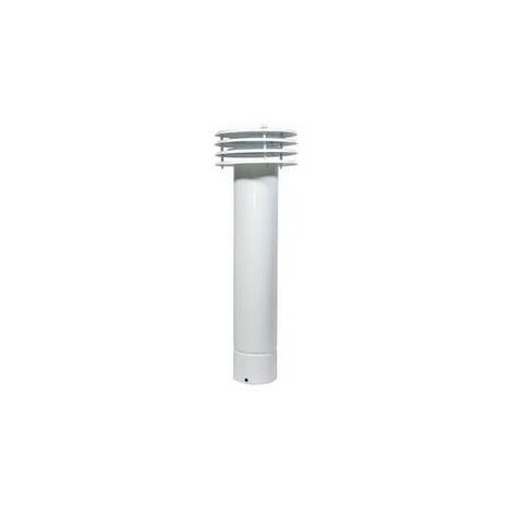 EXHALATEUR DE FUMÉE VENTILÉ EN TÔLE PEINTE EN BLANC