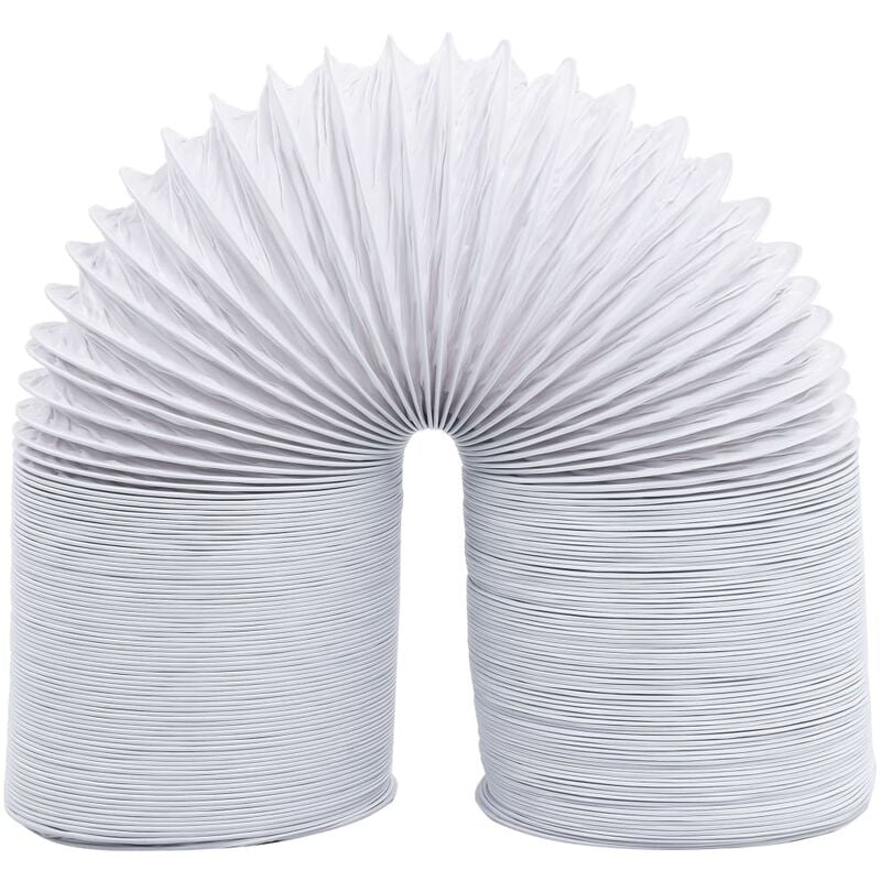 Exhaust Duct PVC 6 m 10 cm vidaXL