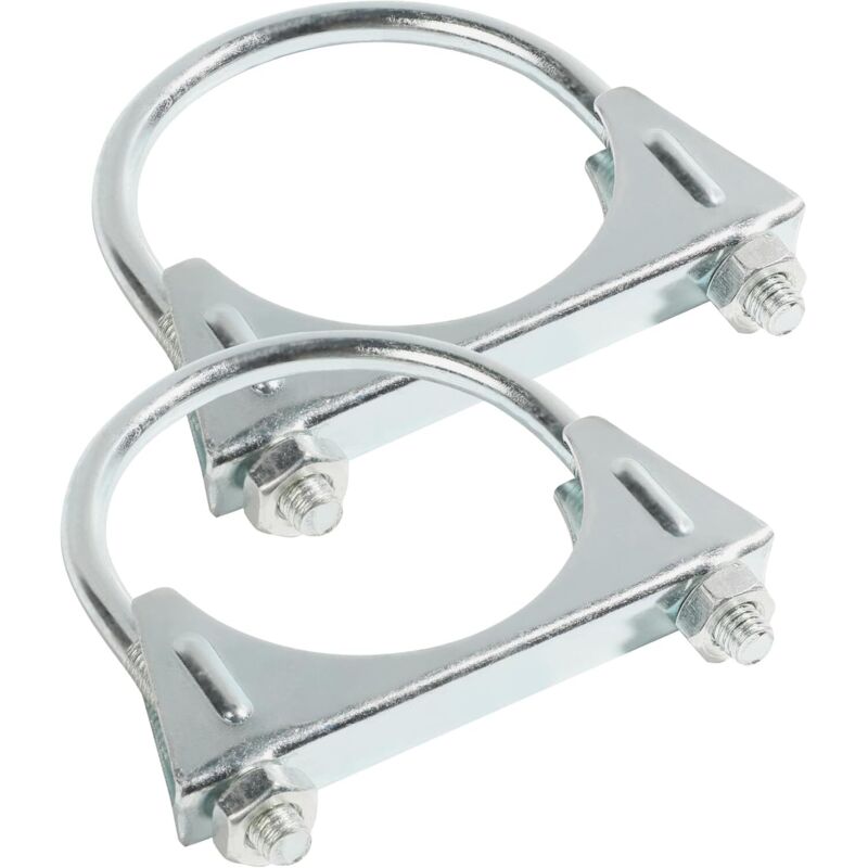 Image of Exhaust pipe clamps for cars, U-shaped&hellip;