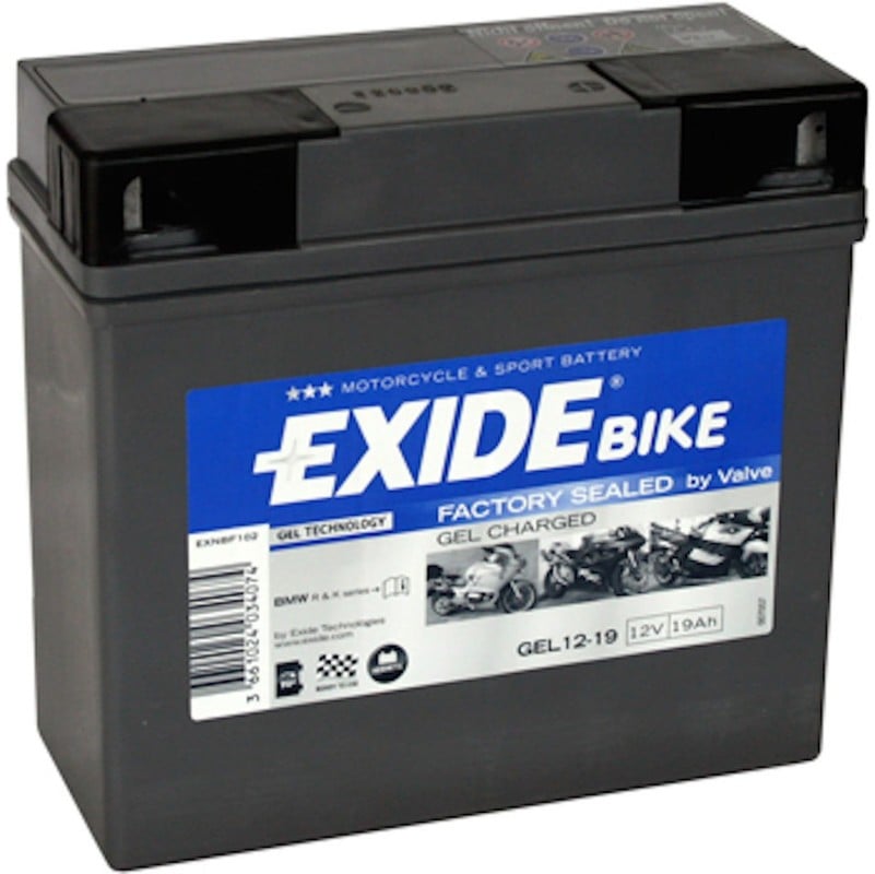 Exide - Batterie moto 12-19 - Gel - 12V - 19Ah