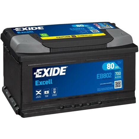 Exide EB455 Excell 12V 45Ah 300A Autobatterie inkl. 7,50 € Pfand