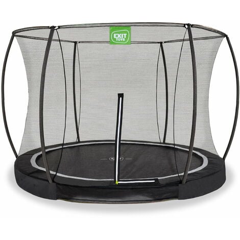 ERREBI GROUP EXIT Black Edition Bodentrampolin ø305cm - schwarz