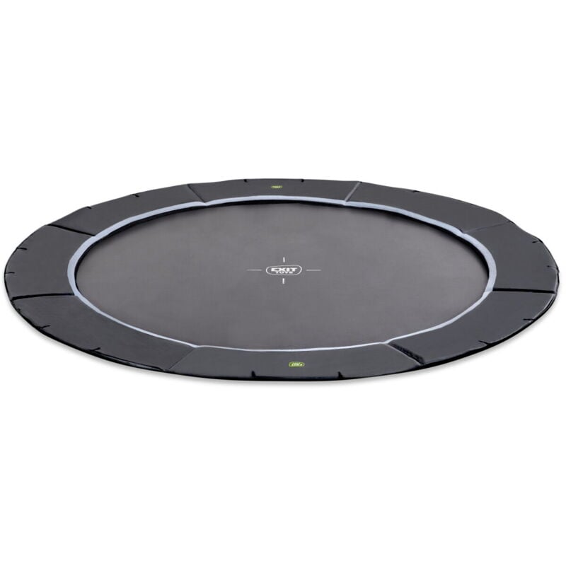 Exit Dynamic ground level sports trampoline 10ft - black