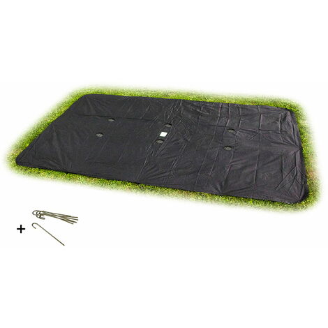 EXIT ebenerdiges Trampolin Abdeckplane rechteckig 244x427cm