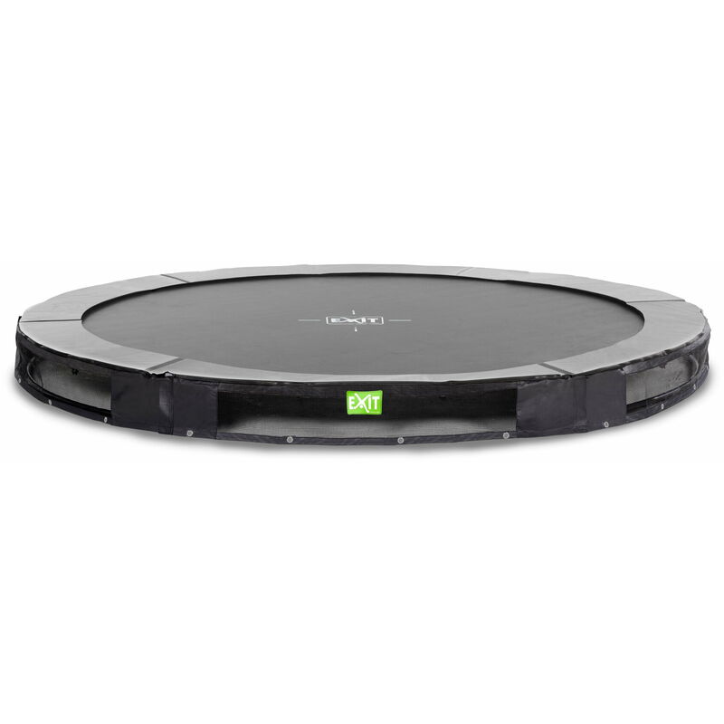 EXIT Elegant ground sports trampoline 10ft - black