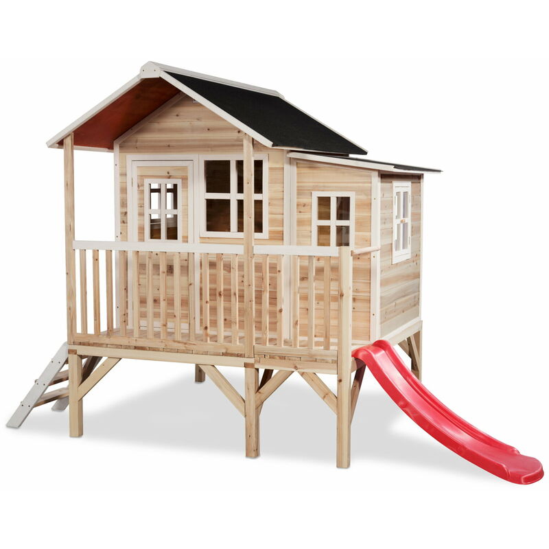 Exit Toys Exit Loft 350 Holzspielhaus - Naturel