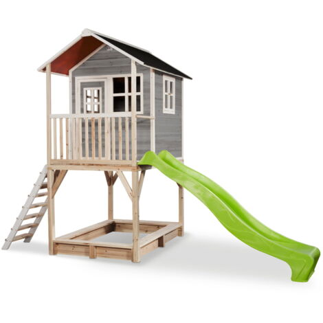 EXIT Loft 700 Holzspielhaus - grau