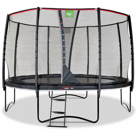 EXIT PeakPro Trampolin ø366cm - schwarz