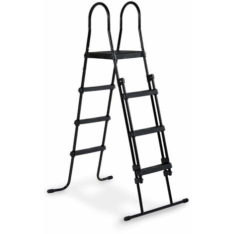 ERREBI GROUP EXIT pool ladder for frame height of 42.13-48.03in - black