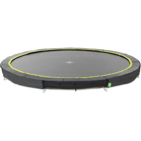 EXIT Silhouette ground sports trampoline 12ft - black