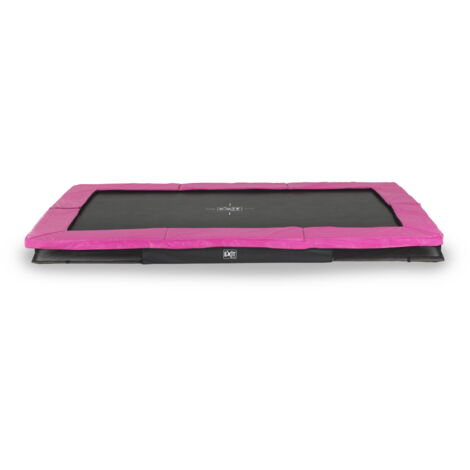 EXIT Silhouette sports Bodentrampolin 244x366cm - rosa