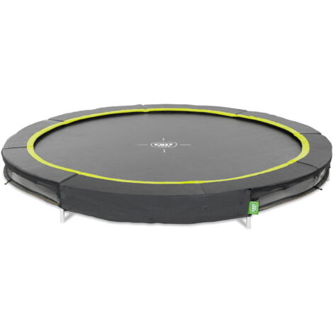 EXIT Silhouette sports Bodentrampolin ø305cm - schwarz
