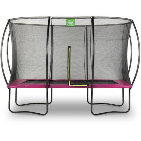 EXIT Silhouette Trampolin 244x366cm - rosa