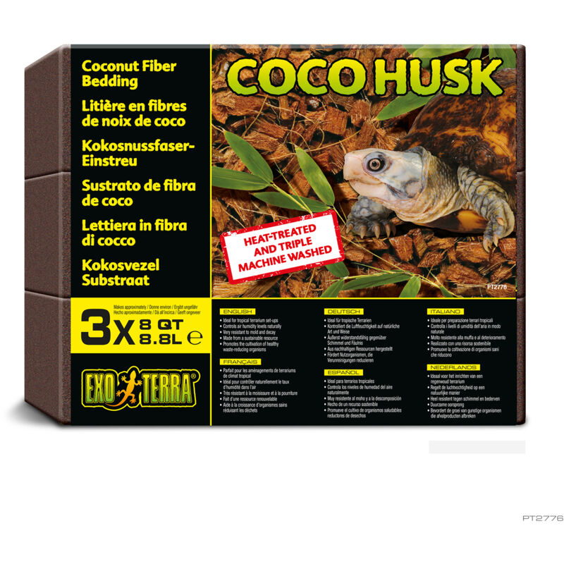 

Exo Terra bricks coco husk pack 3pc 8.8l