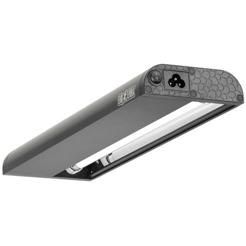 Exo Terra Couvercle T5 Ho Beleuchtung Silber 35x12x6 Cm